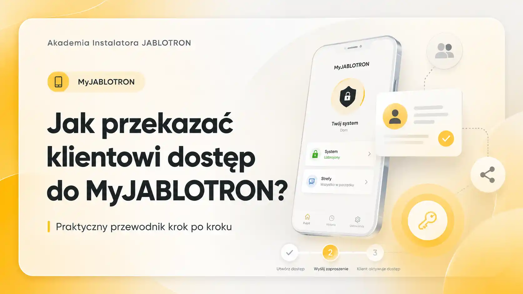 Jak przekazać klientowi dostęp do MyJABLOTRON?