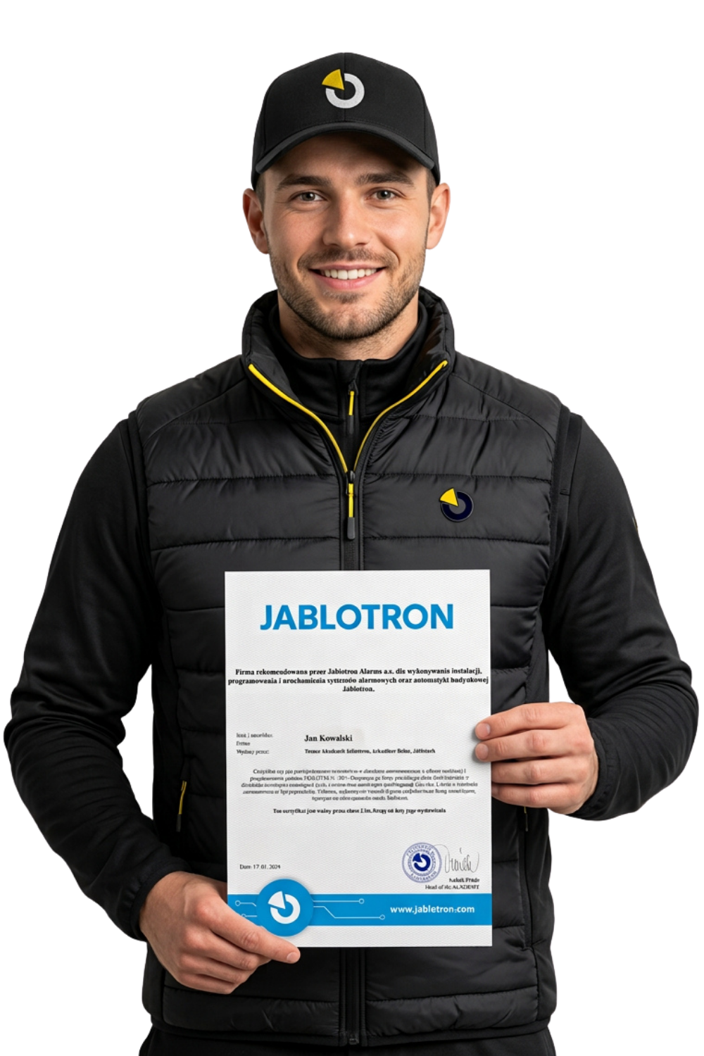 Instalator JABLOTRON z certyfikatem